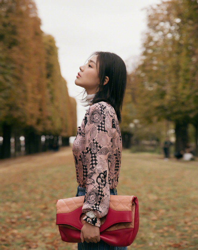 马思纯秋日唯美意境写真图片图片