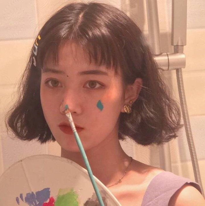 唯美复古女生头像图片图片