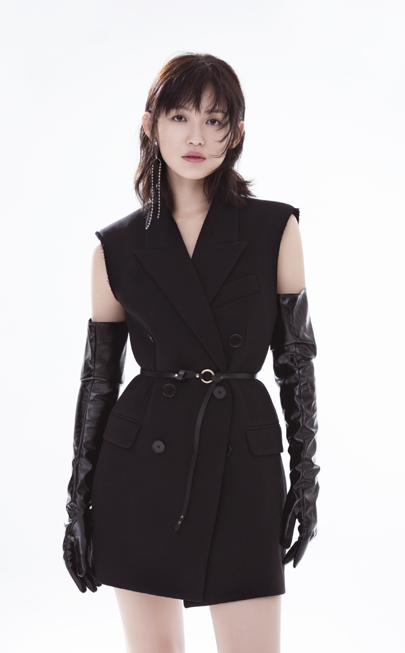 高清湖南衡阳美女气质美女苏青白色系珠宝写真图片图片