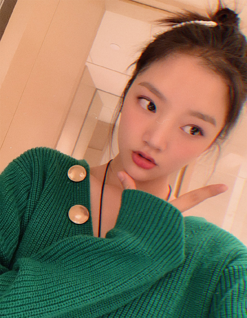 高清性感湖南美女任敏章鱼辫俏皮写真图片图片
