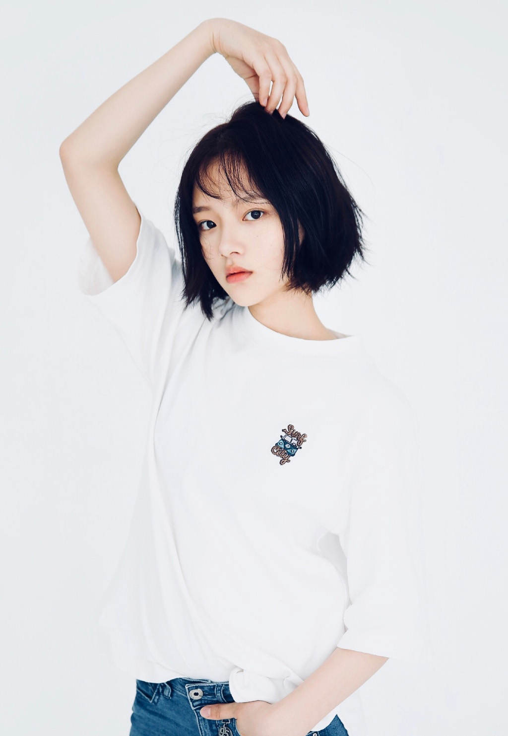 高清性感湖南美女任敏章鱼辫俏皮写真图片图片