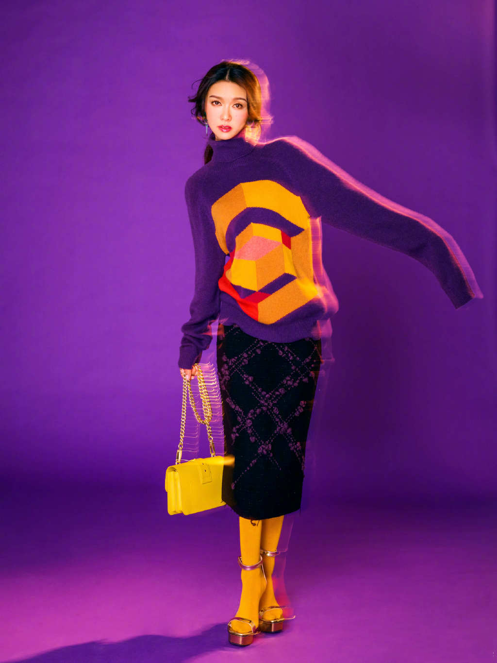 薛凯琪性感时尚光影写真图片图片
