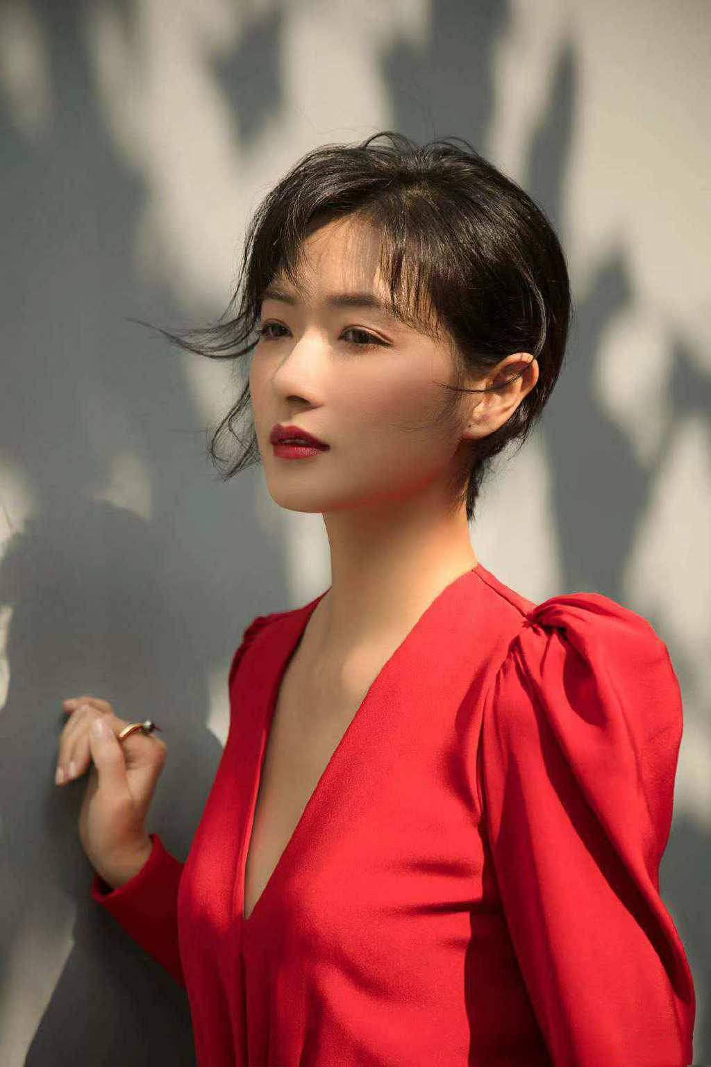 万茜优雅干练时尚写真图片图片
