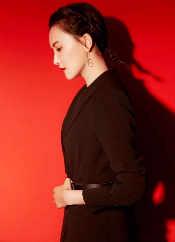中国北京美女莫小奇简单随性冬日写真图片图片