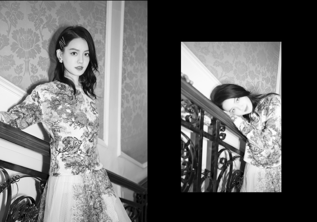 高清女星李诗颖巴黎时装周优雅甜美写真图片图片