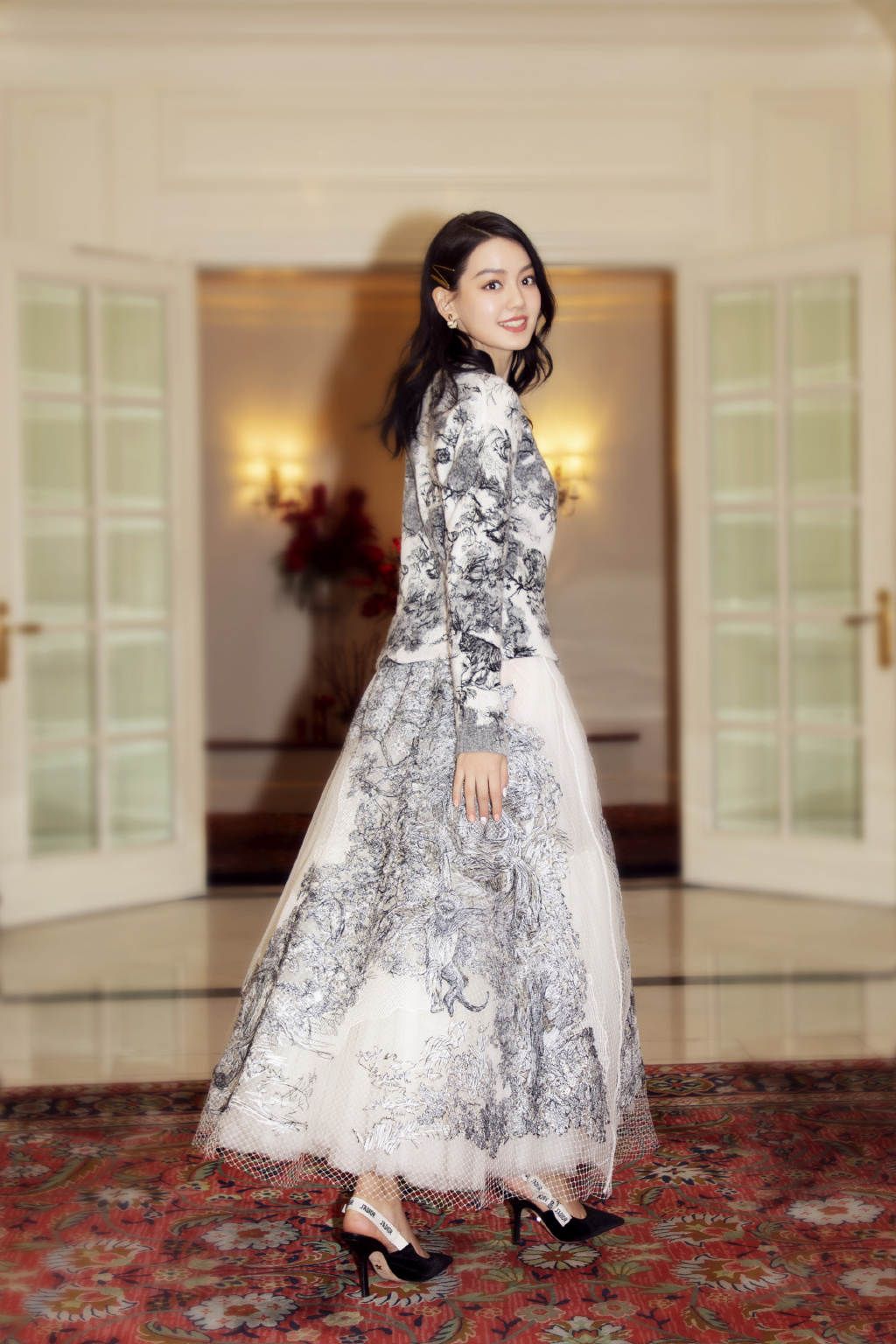高清女星李诗颖巴黎时装周优雅甜美写真图片图片