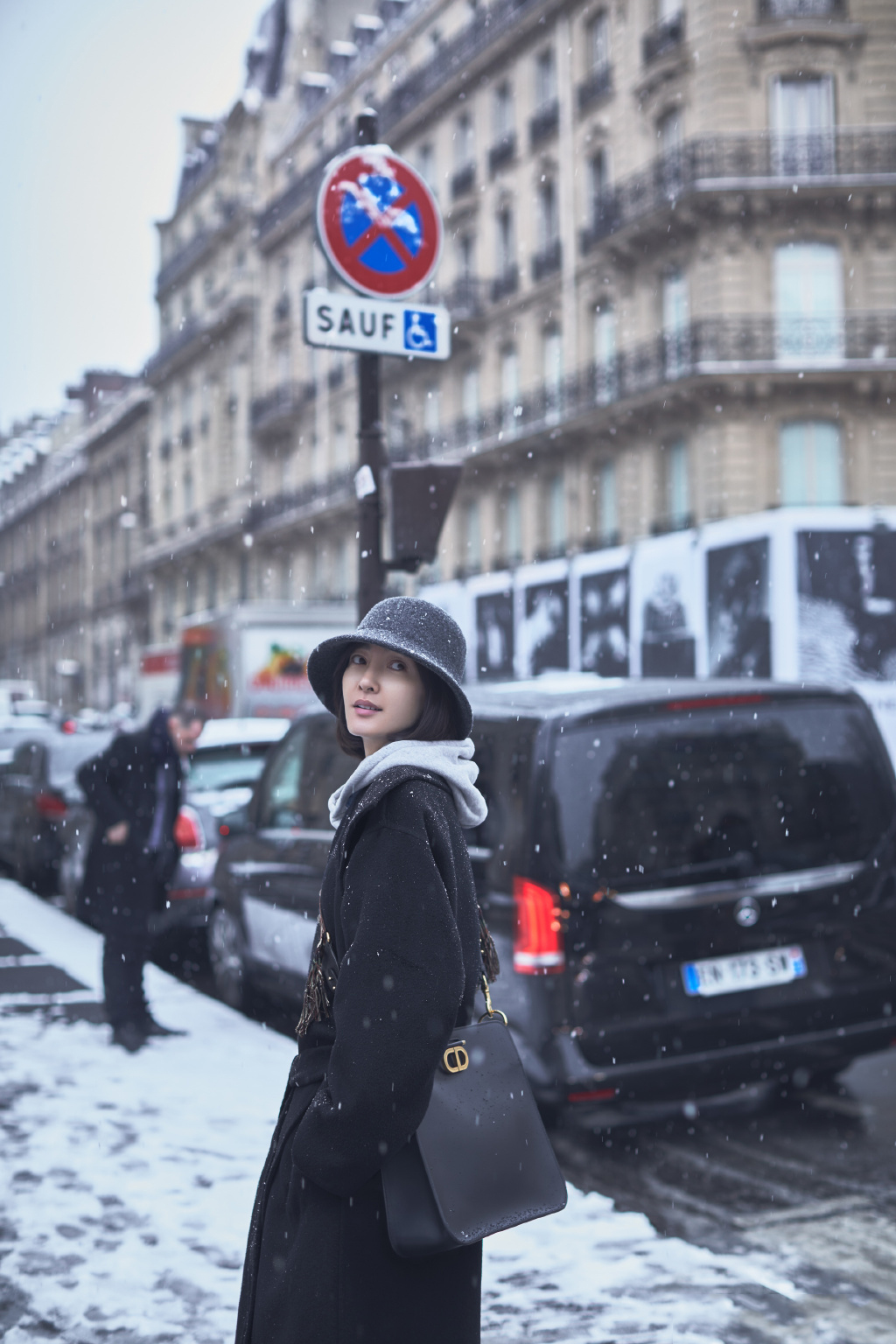 王丽坤清纯靓丽雪景写真图片图片