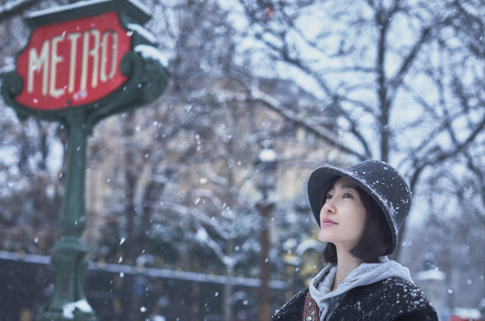 王丽坤清纯靓丽雪景写真图片图片