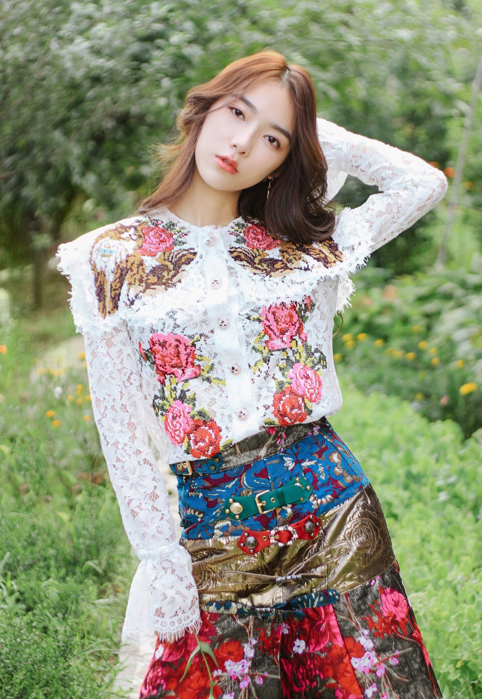 高清四川性感美女宁心青春校园写真图片图片