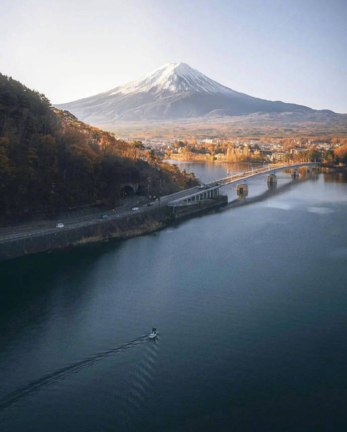 日本富士山唯美壮观景色高清图片图片