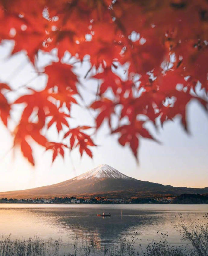 日本富士山唯美壮观景色高清图片图片