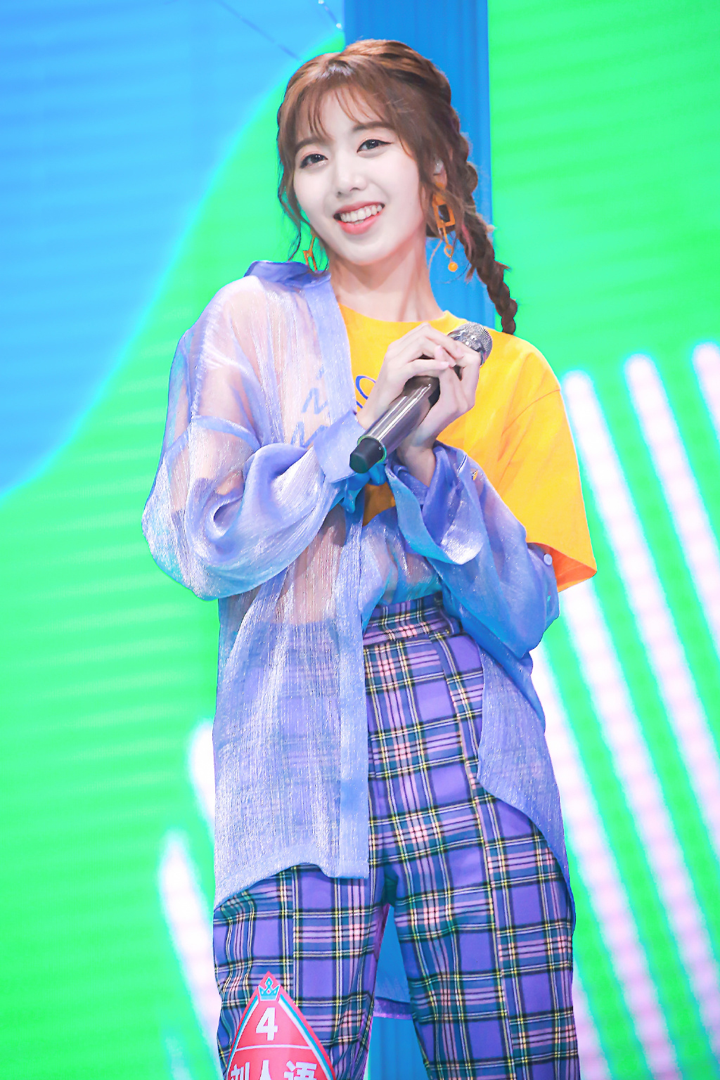 高清女明星模特刘人语《创造101》高清图片图片