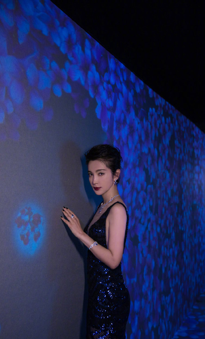 高清黑龙江省哈尔滨市无常女演员黑色迷人李冰冰美女明星高雅大气写真图片(二)图片