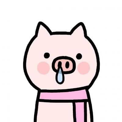2019可爱呆萌粉色卡通猪头像图片图片