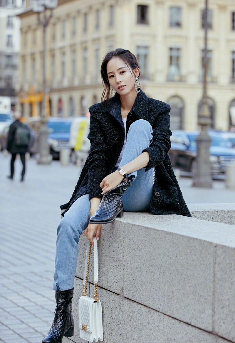 高清中国台湾影视女演员张钧甯时尚性感写真高清桌面壁纸图片