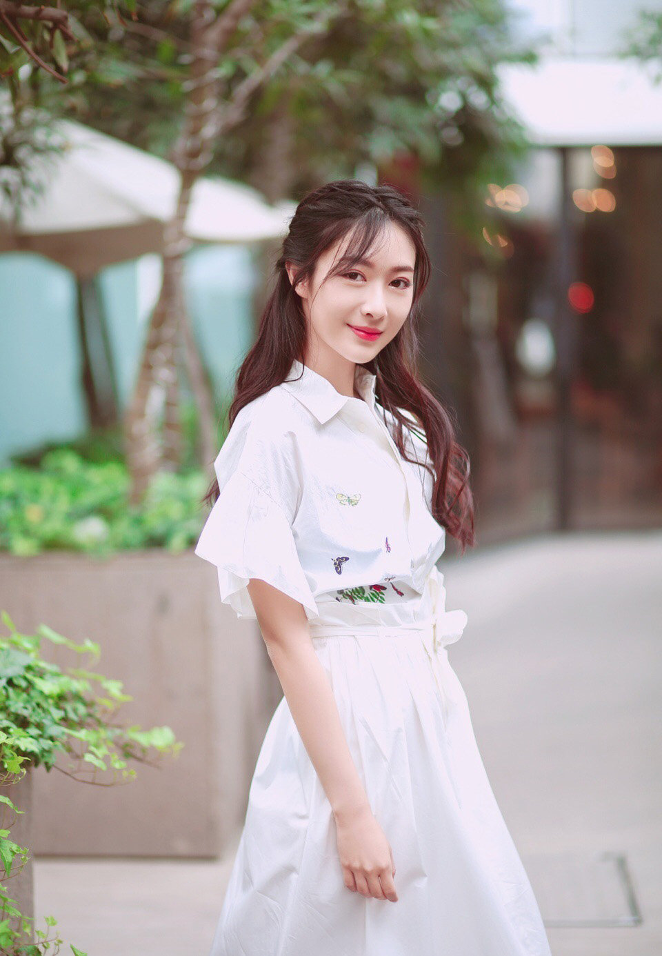 钟祺图片 钟祺知性风性感街拍图片图片