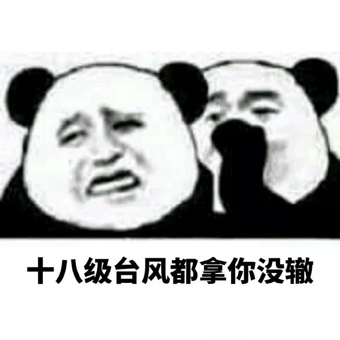 熊猫头清新情话表情包图片