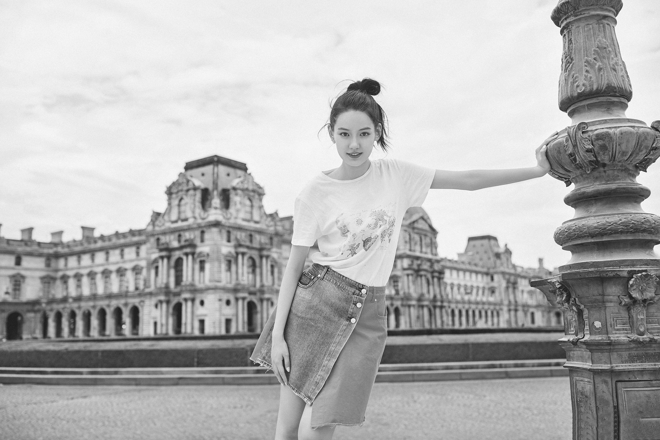高清女星李诗颖巴黎时装周优雅甜美写真图片图片