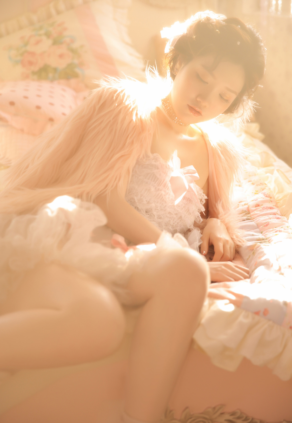 中国内地流行乐女歌手《创造101》杨超越自拍照图片图片
