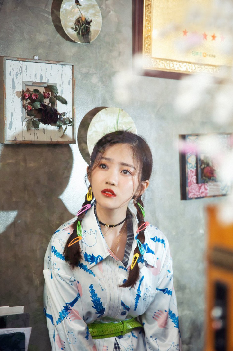 中国内地海市女演员汤梦佳甜美迷人夏日写真图片图片