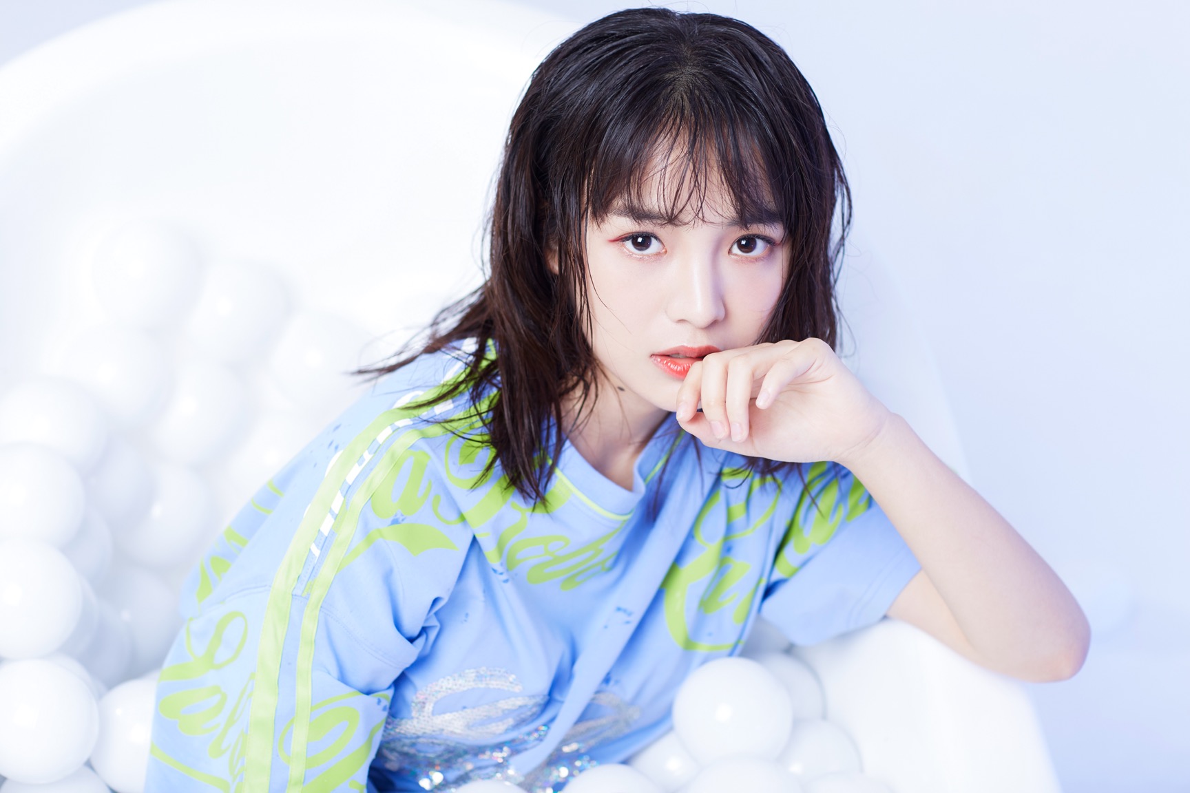 中国内地甘肃省平凉女演员孙雅丽清新甜美写真图片图片