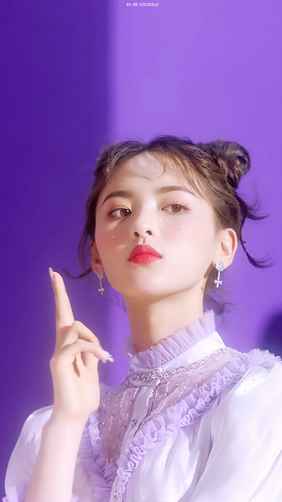 高清江苏性感美女星杨超越甜美糖果色写真图片图片