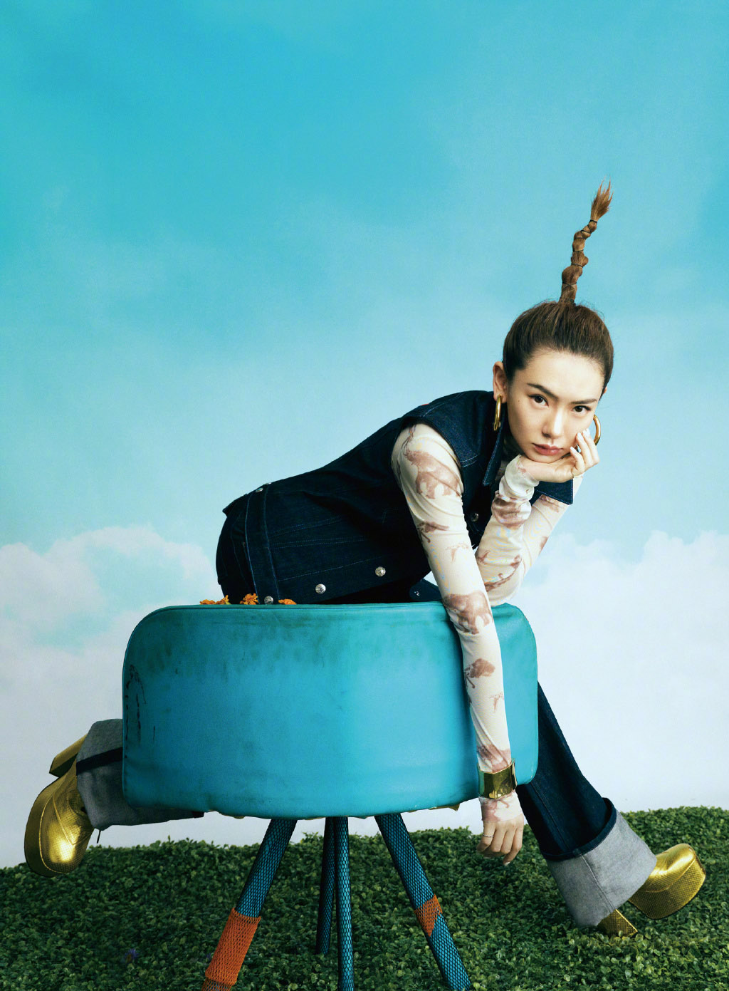 高清女星周开开甜美性感生活照图片图片