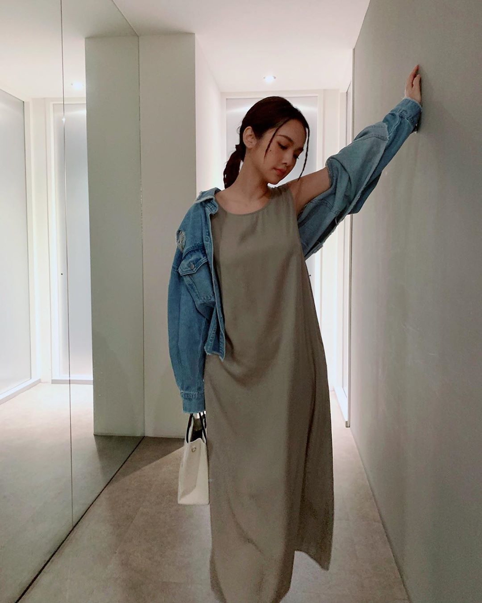 高清中国台湾省台北女歌手演员杨丞琳牛仔外套笑容甜美照片图片