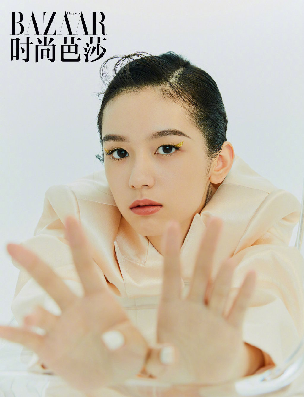 高清性感女星周也水滴妆时尚写真图片图片
