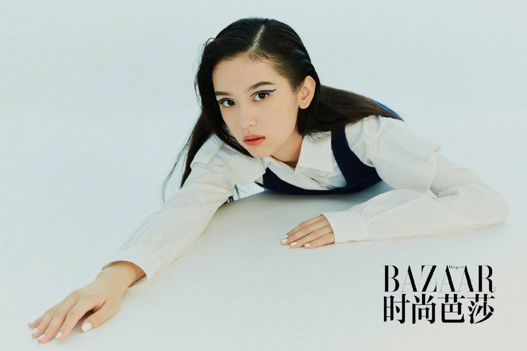高清性感女星周也水滴妆时尚写真图片图片