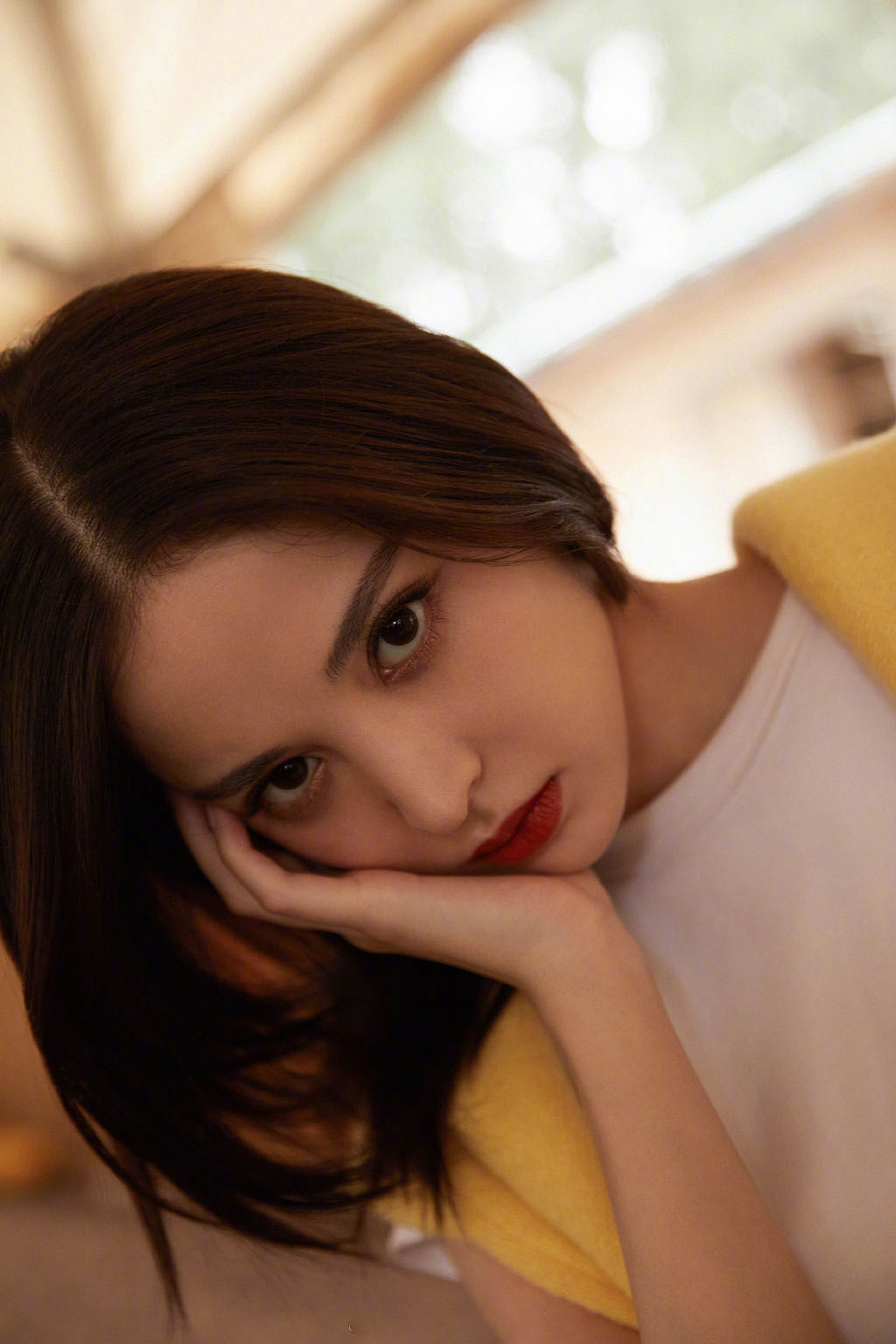 中国内地新疆乌鲁木齐市影视女演员古力娜扎微博之夜性感甜美写真图片图片
