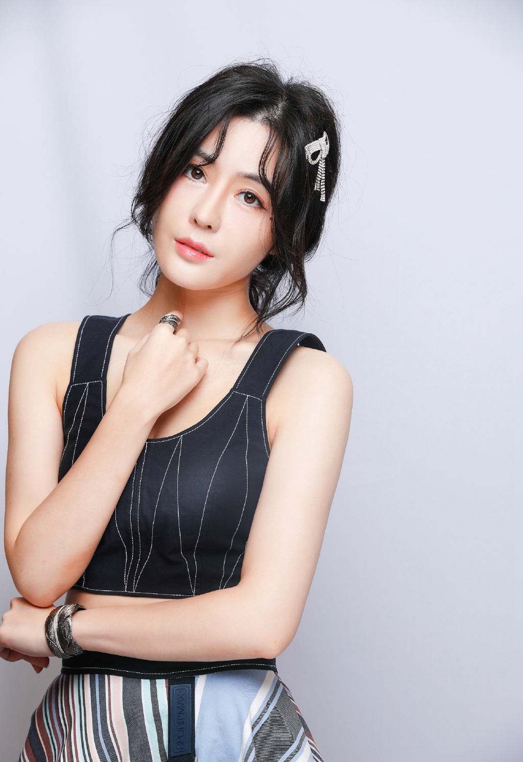 高清江西省萍乡美女汤晶媚甜酷靓丽写真图片图片