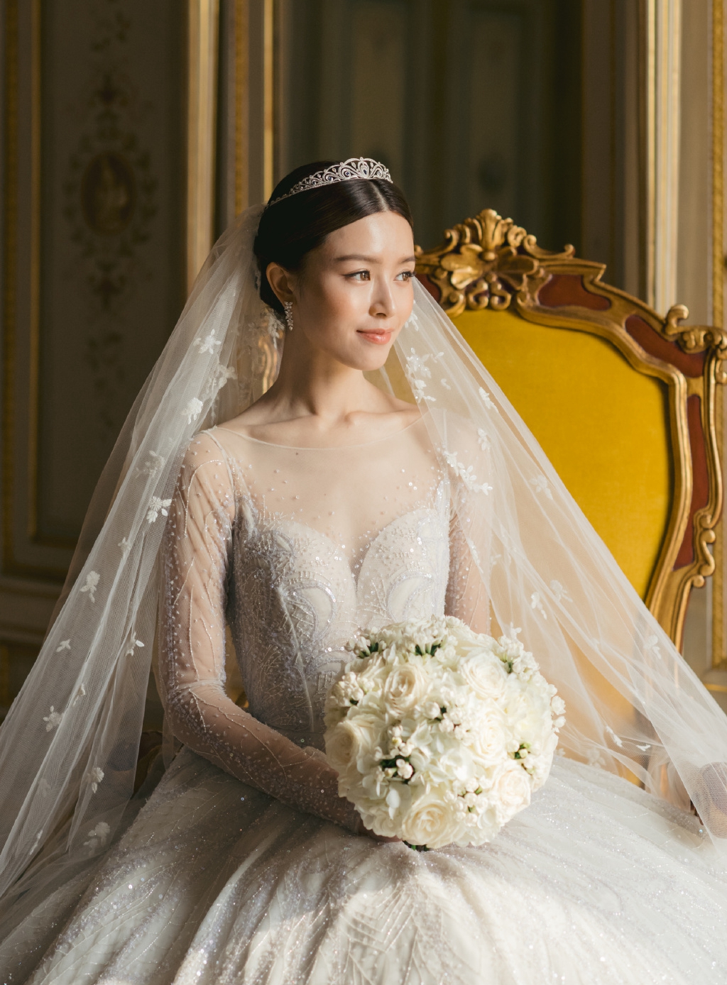 文咏珊浪漫优雅婚纱图片图片
