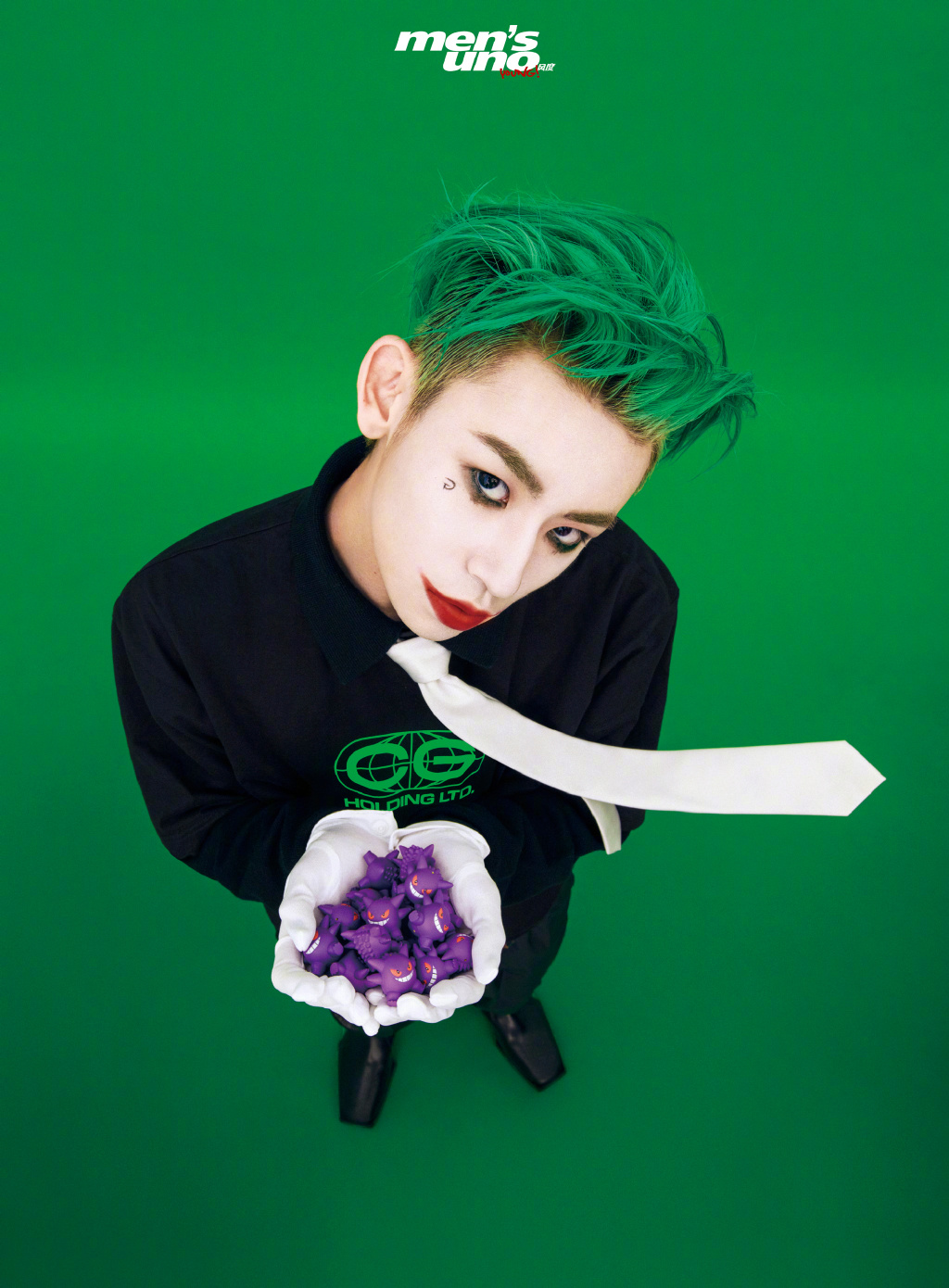 高清男明星小鬼王琳凯个性小丑妆写真图片图片