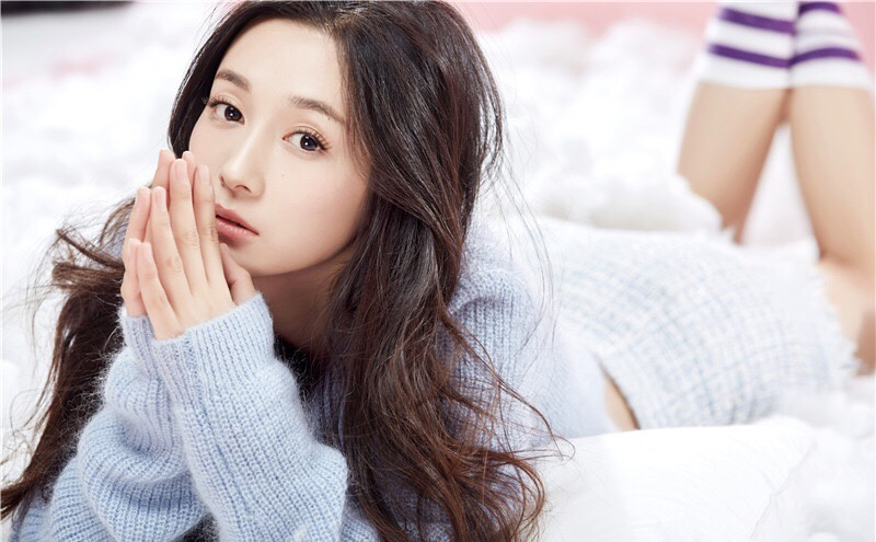 高清女明星李若宁甜美气质蕾丝写真图片图片