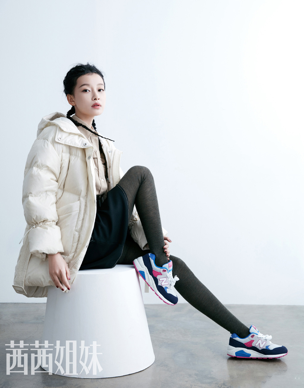 林省通化市集安女明星孙怡妩媚动人时尚写真大片图片
