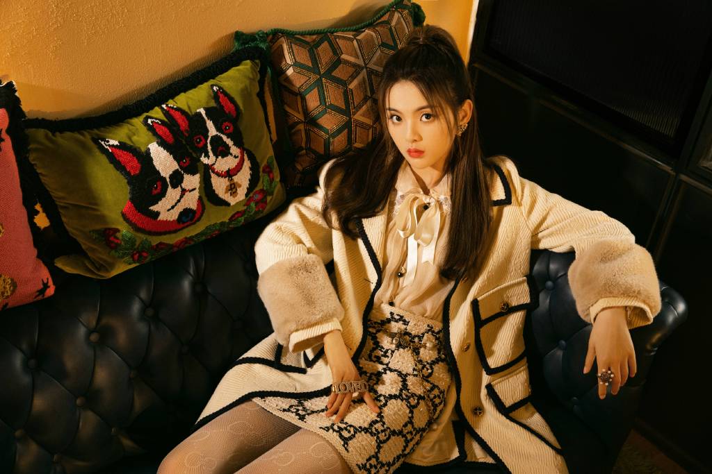 高清江苏性感美女星杨超越《了不起的长城》剧照图片图片