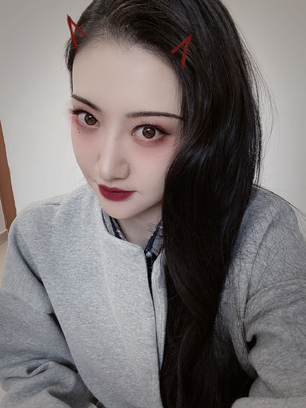 Angelababy杨颖万圣节鬼怪妆自拍图片图片