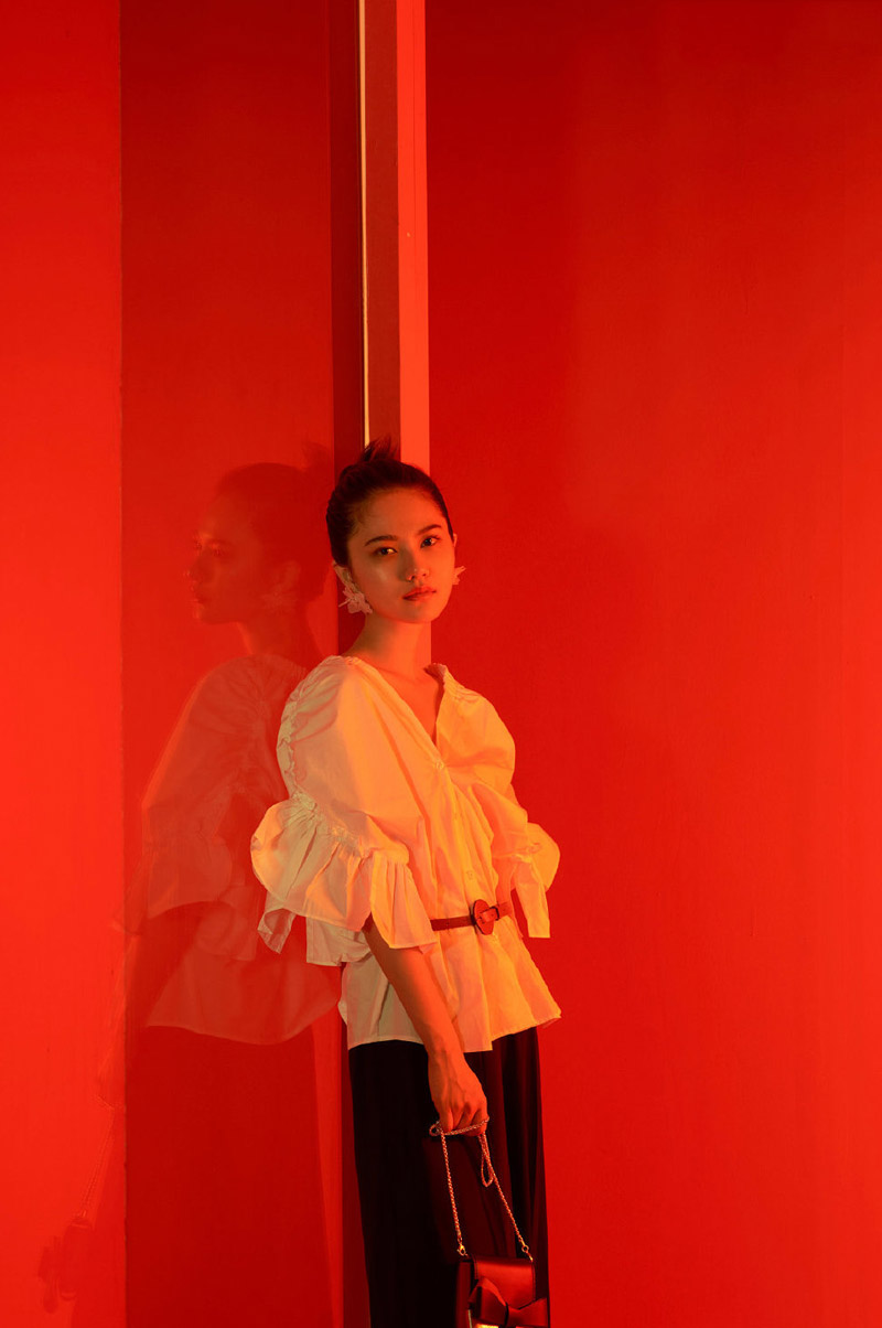 高清性感北京美女姜珮瑶时尚冷艳写真大片图片