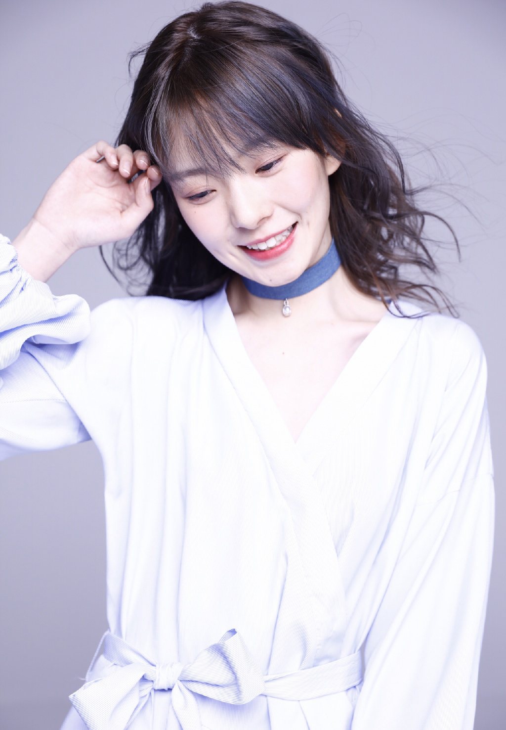 高清女星陈卓璇白色纱裙写真图片图片