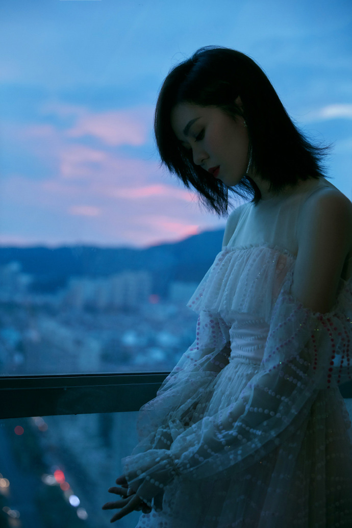 高清四川省成都市美女郁可唯粉色仙气写真图片图片