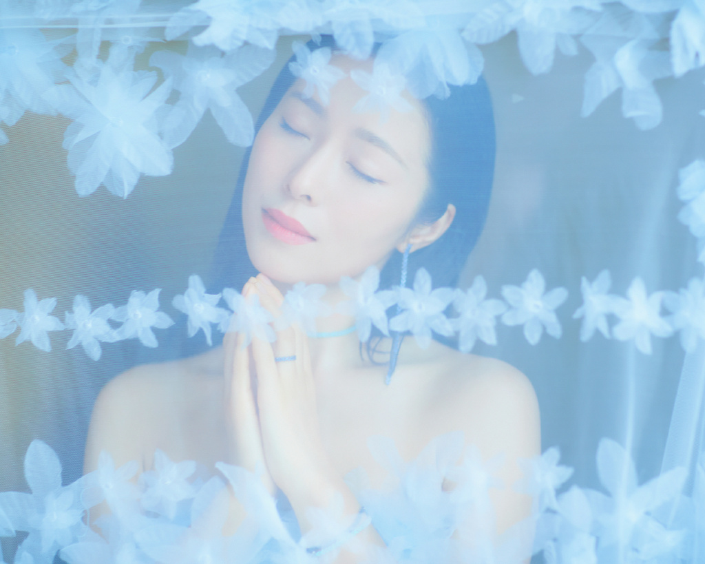 高清浙江省绍兴女明星江一燕仙美气质写真图片图片
