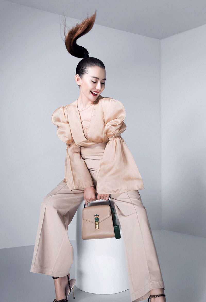 内地北京女演员热依扎美艳光影写真图片图片