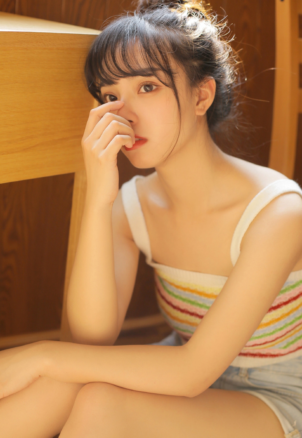 中国内地黑龙江齐齐哈尔女演员祝绪丹纱裙仙气高清桌面壁纸图片