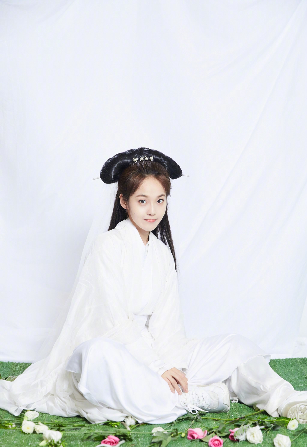 高清吉林省辽源女明星张佳宁清新白娘子造型图片图片
