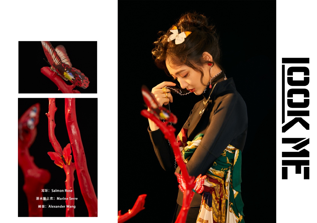 中国内地女演员王莫涵优雅光影写真图片图片