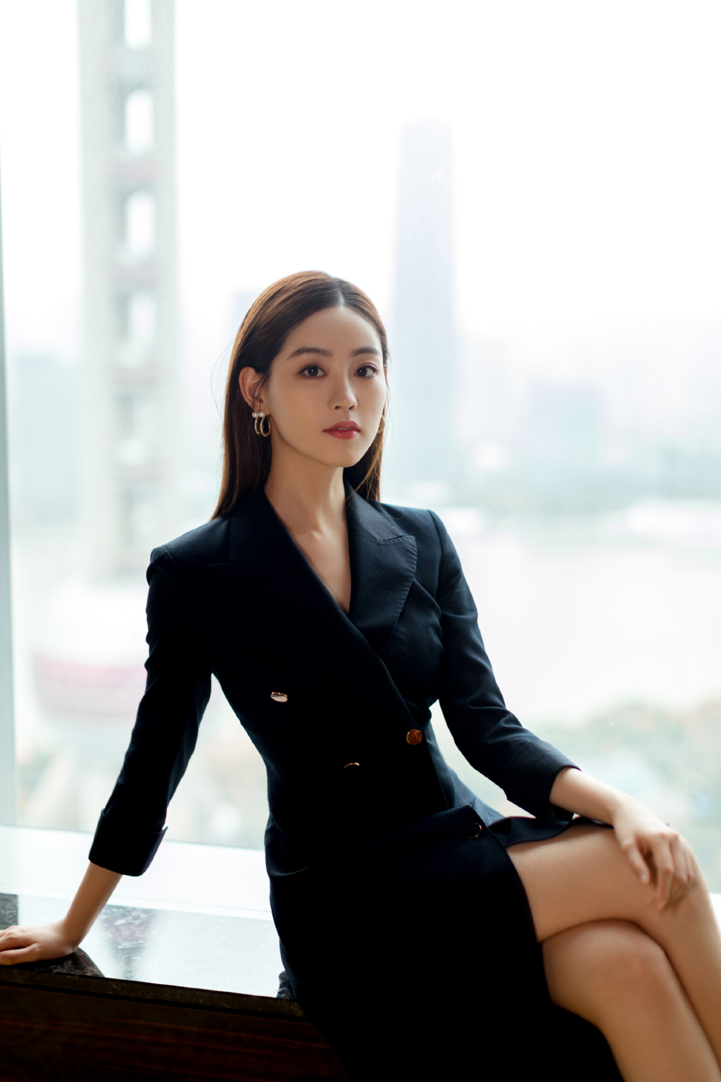 中国内地黑龙江齐齐哈尔女演员祝绪丹治愈系迷人写真桌面壁纸图片