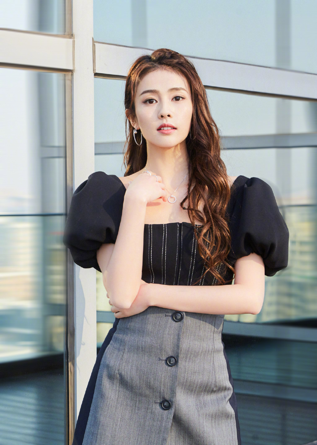江苏常州职业模特女演员白鹿时尚迷人写真图片图片