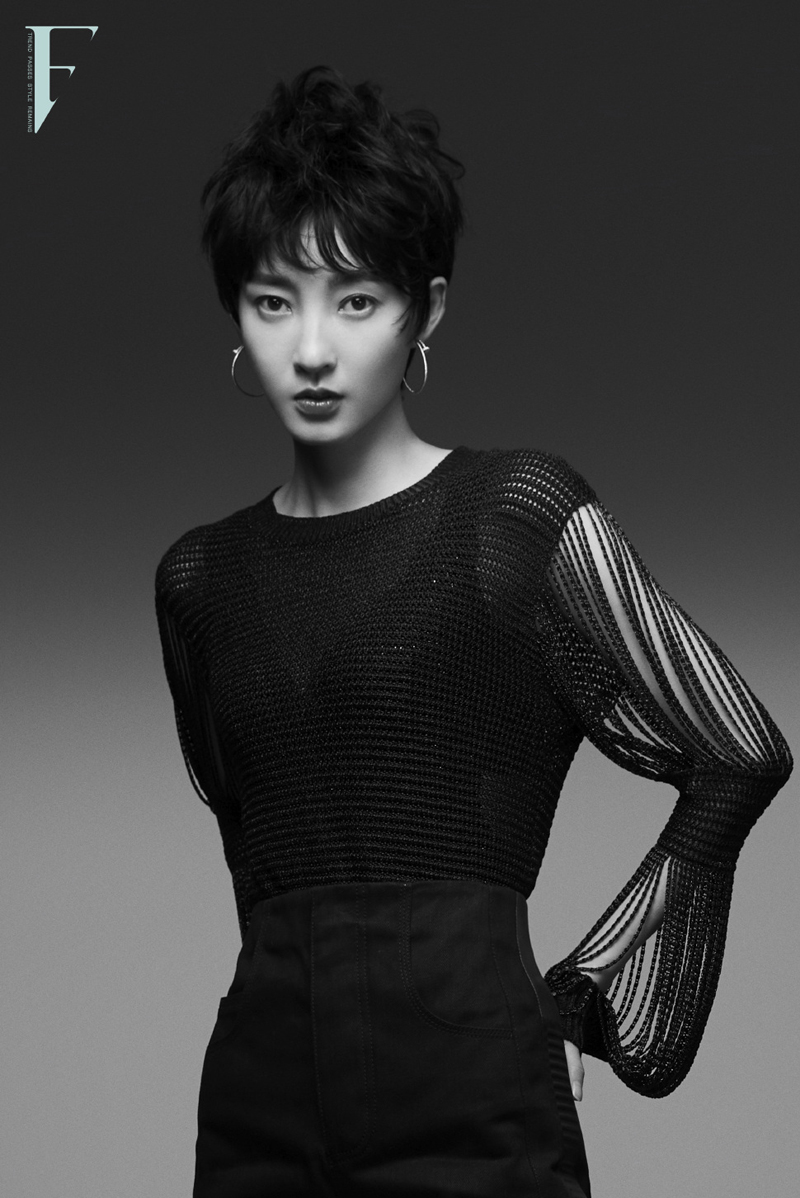 王丽坤短发清爽写真大片图片