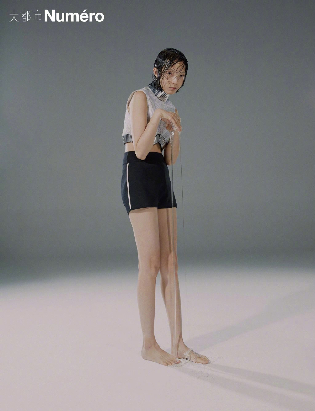 雎晓雯时尚杂志大片写真桌面壁纸图片